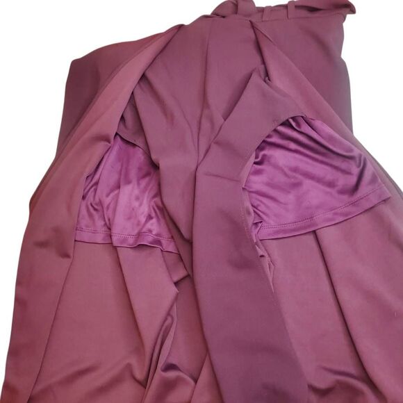 Shelby and Palmer Sleeveless V Neck Split Flare Leg Jumpsuit, Size 14 - Picture 5 of 12